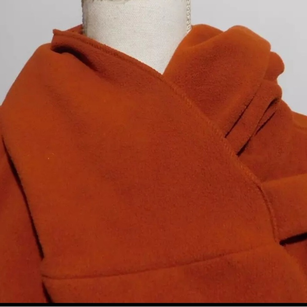 Chic Rust Orange Embroidered Jacket - Picture 2 of 6
